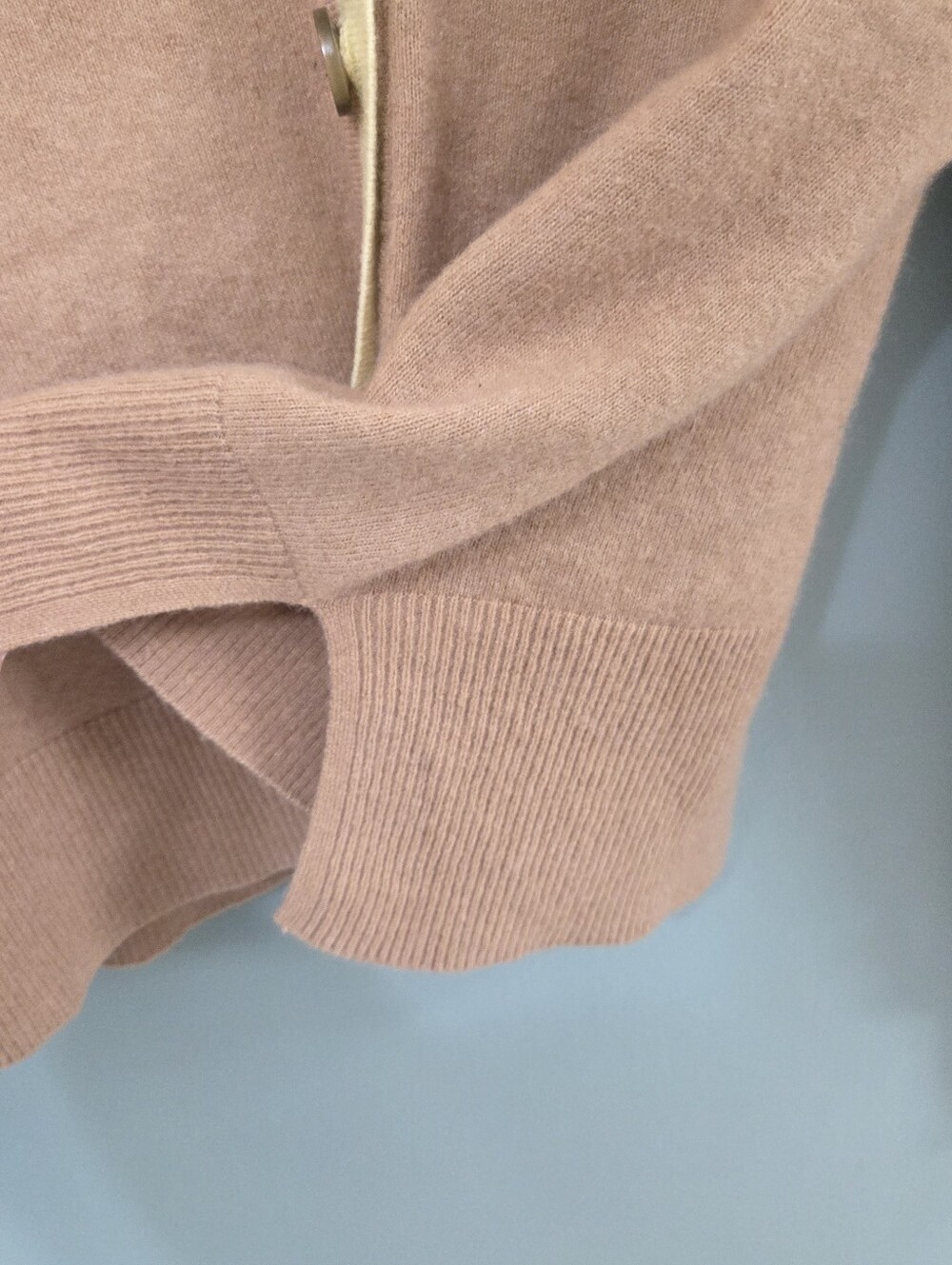 Ann Taylor Wool Blend Sweater Cardigan Womens Size Large Fall Cozy Neutral - Picture 7 of 13